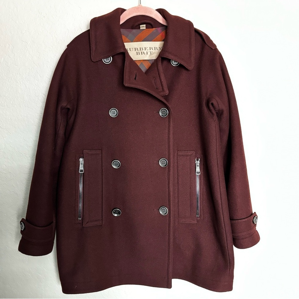 Burberry Brit wool-blend coat